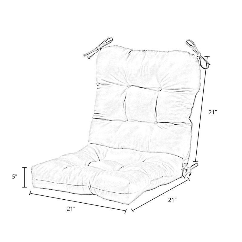 Greendale Home Fashions Marlow Indoor Outdoor Seat Back Cushion