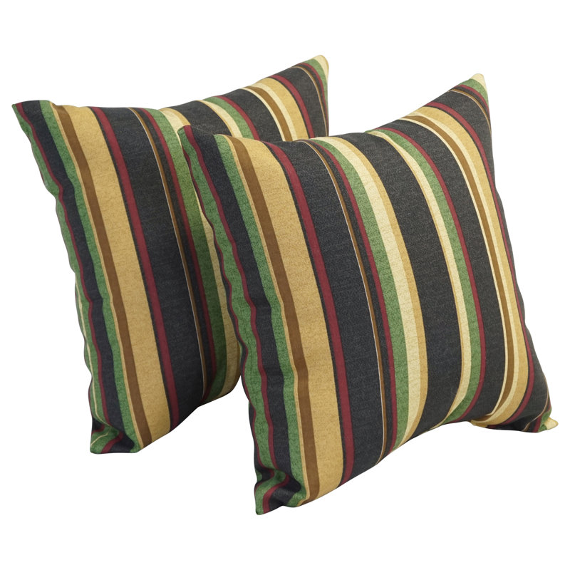 Bayou Breeze Kellie Indoor Outdoor Striped Throw Pillow Wayfair