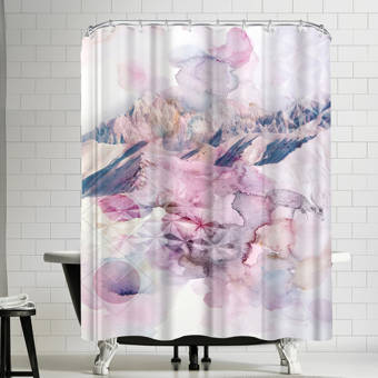 East Urban Home Murray Bolesta Agave Abstract Single Shower Curtain Wayfair
