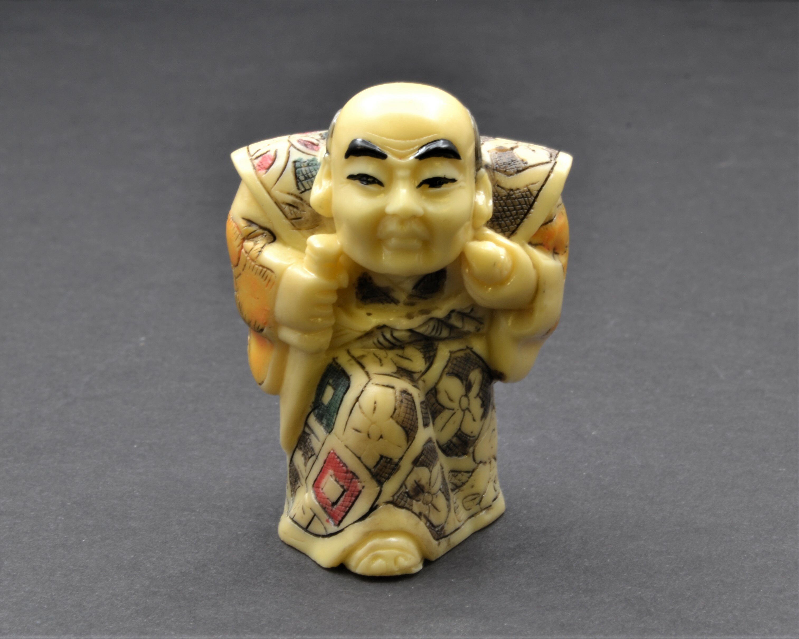 Bungalow Rose Dajonae Japanese Samurai Netsuke Figurine Wayfair