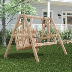 cedar wooden swing