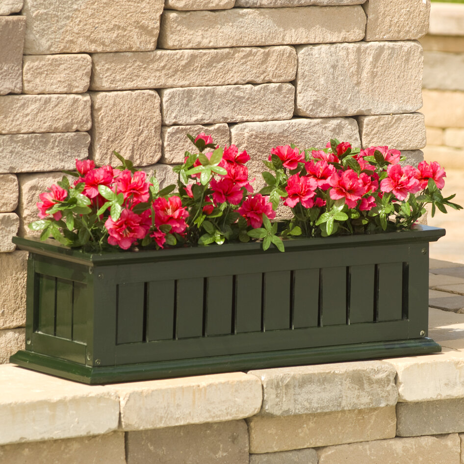 Dmc Lexington Wood Window Box Planter & Reviews 