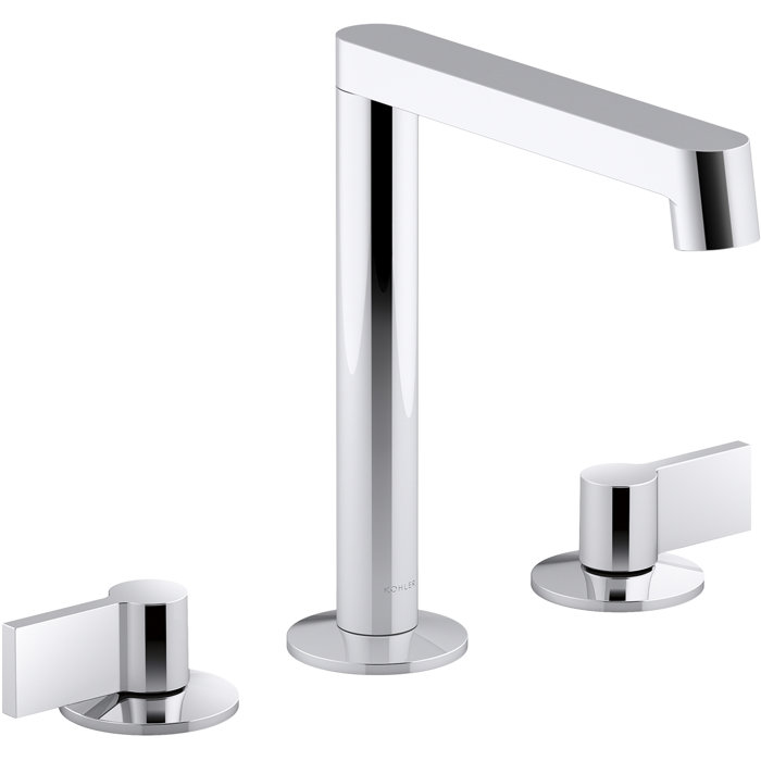 Kohler Components Wide Spread Bathroom Faucet With Lever Handles