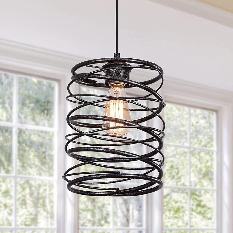 black Chandeliers lamp dining Living Room Indoor wrought iron pendant lights