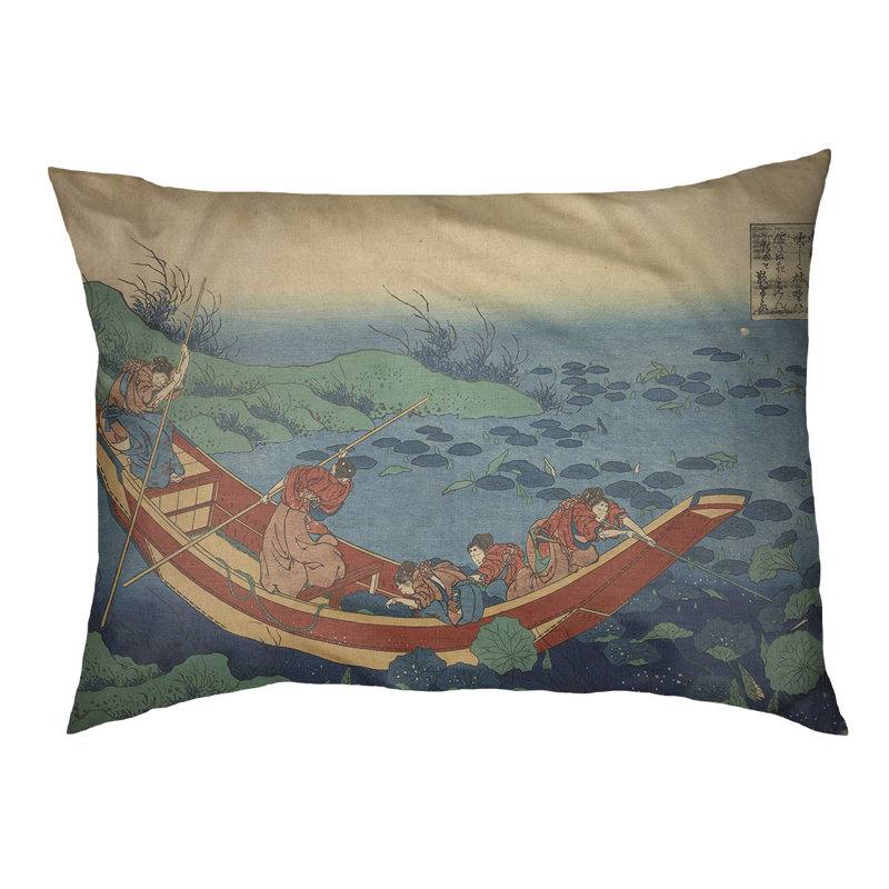 Tucker Murphy Pet Burkart Boat Among The Lily Pads Dog Pillow Wayfair