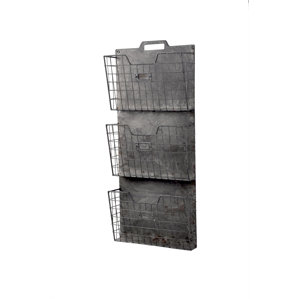 Metal Wall File Holder wire wall mounted baskets | wayfair Metal Wall File Holder wire wall mounted baskets | wayfair
