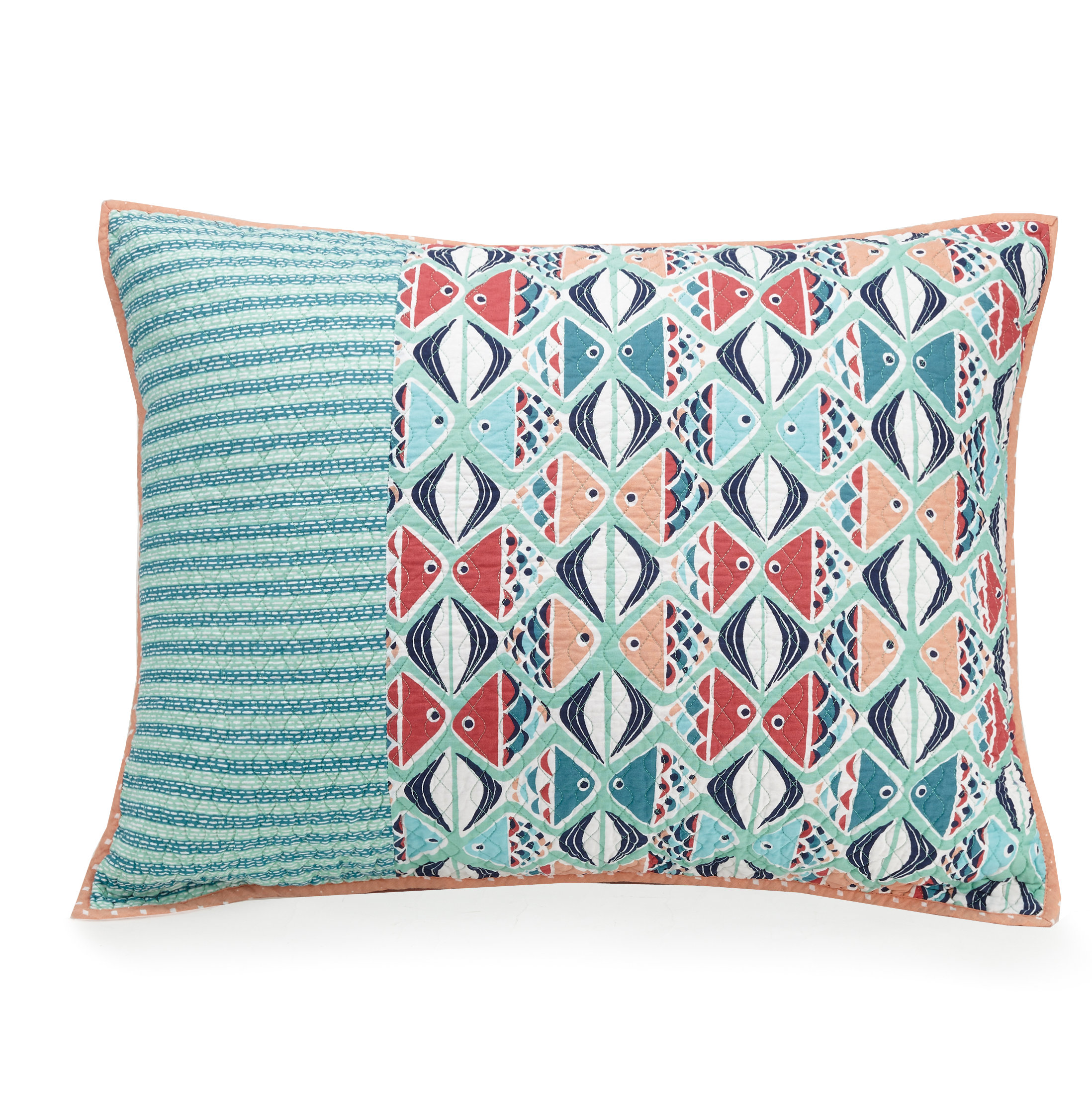 Vera Bradley Go Fish 100 Cotton Pillow Sham & Reviews Wayfair