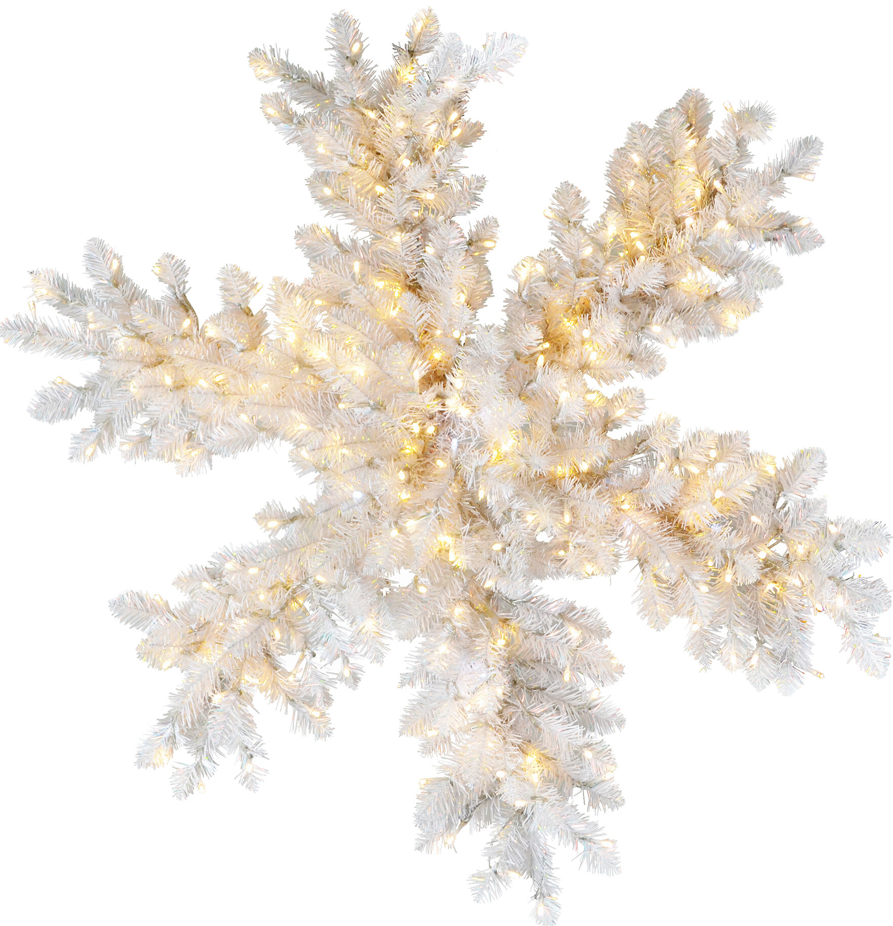The Holiday Aisle Icy Fir Snowflake Christmas Led 300 Light
