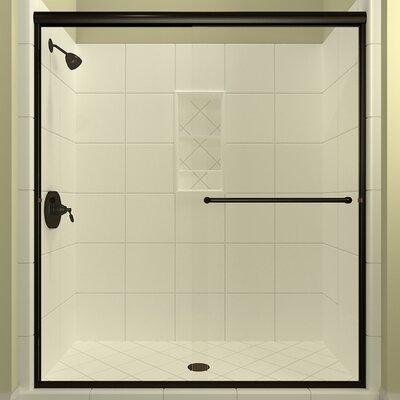 Ete 60 X 8038 Bypass Semi Frameless Shower Door Arizona