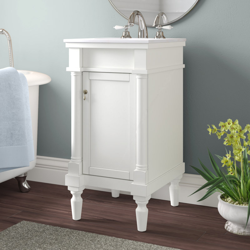 Andover Mills Brantley 18 Single Bathroom Vanity Set Reviews Wayfair