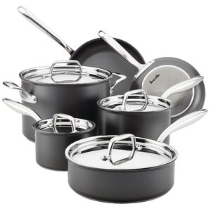Thermal Prou2122 10 Piece Hard-Anodized Non-Stick Cookware Set