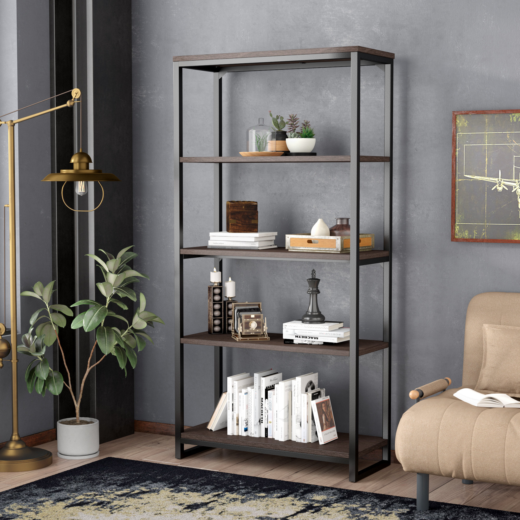 etagere bookcase