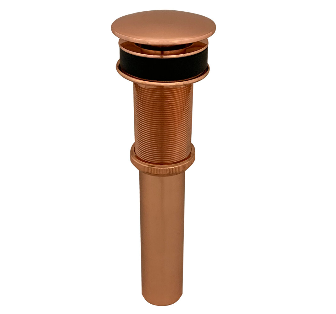 Premier Copper Products 15 Non Overflow Pop Up Bathroom Sink Drain Wayfair