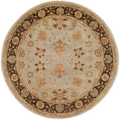 Chongqing Hand Knotted Light Bluebrown Area Rug Wildon Home Rug Size Runner 26 X 8