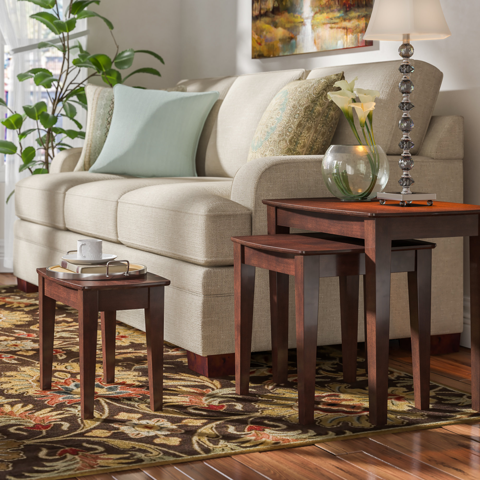 Red Barrel Studio® Espinosa 21.85'' Tall Nesting Tables & Reviews Wayfair