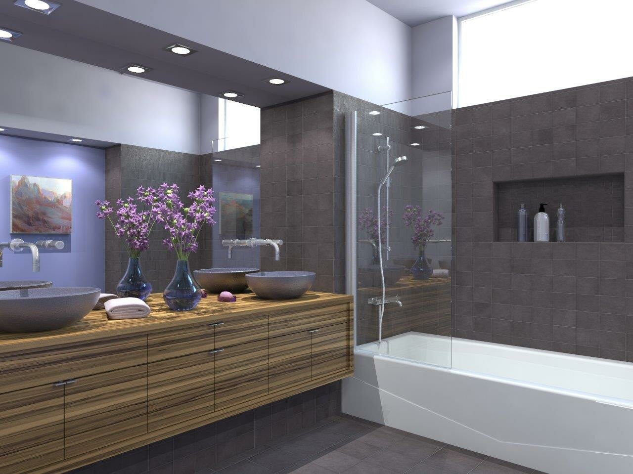 33 5 X 64 Pivot Frameless Tub Door