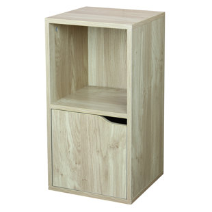 Go to store & view more images Wood Storage 2 Cube Bookcase by Home Basics