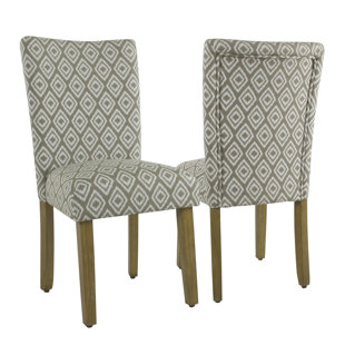 Longwood Upholstered Dining Chair (Set of 2) (Set of 2) by Charlton Home
