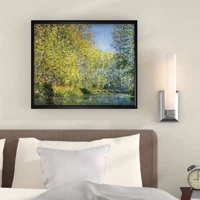 'Bend' by Claude Monet Photographic Print on Canvas