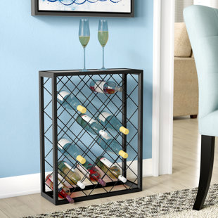 Go to store & view more images Latitude Run Fulford 32 Bottle Floor Wine Rack