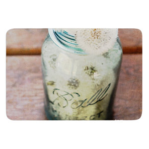 Jar of Wishes by Debbra Obertanec Bath Mat