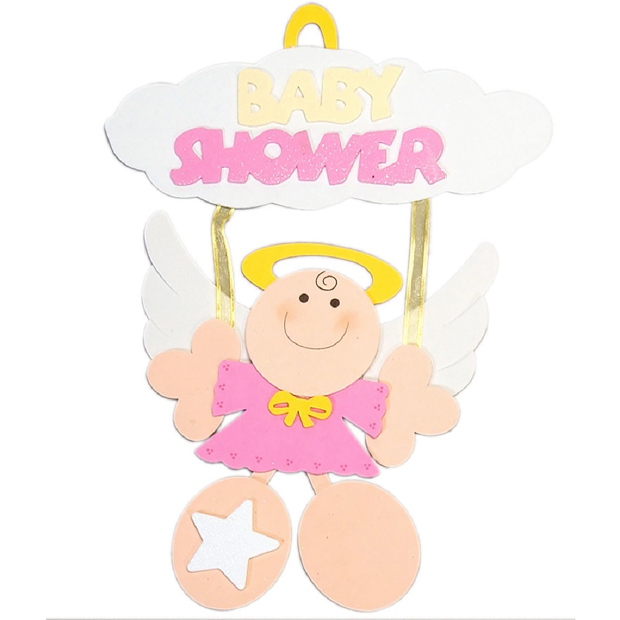 Bala 24 Piece Baby Shower With Angel Decoration Sign Centerpiece Wayfair