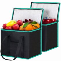 Food Delivery Bag Portable Food Warmer Grocery Bag Reusable Convenient Space