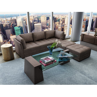 Frampton Reversible Modular With Ottoman by Latitude Run 2019 Sale