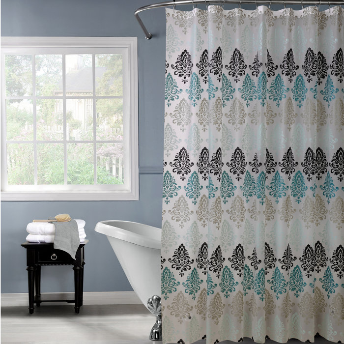 Bath Bliss Chandelier Design Peva Single Shower Curtain Liner