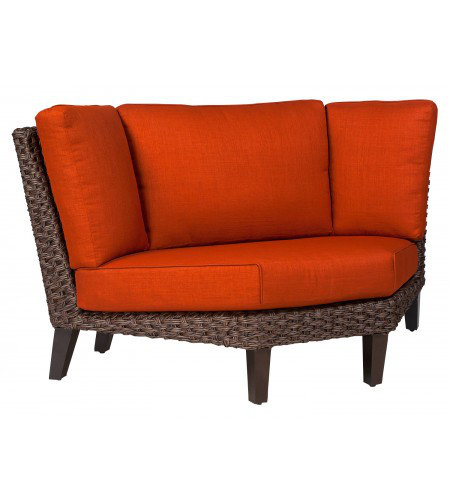 Woodard Mona Wedge Corner Patio Sectional With Cushions Perigold