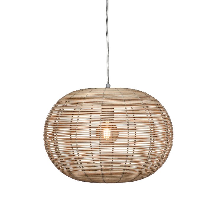 wayfair rattan pendant