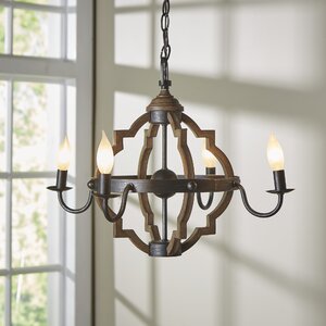 Donna 4-Light Candle-Style Chandelier