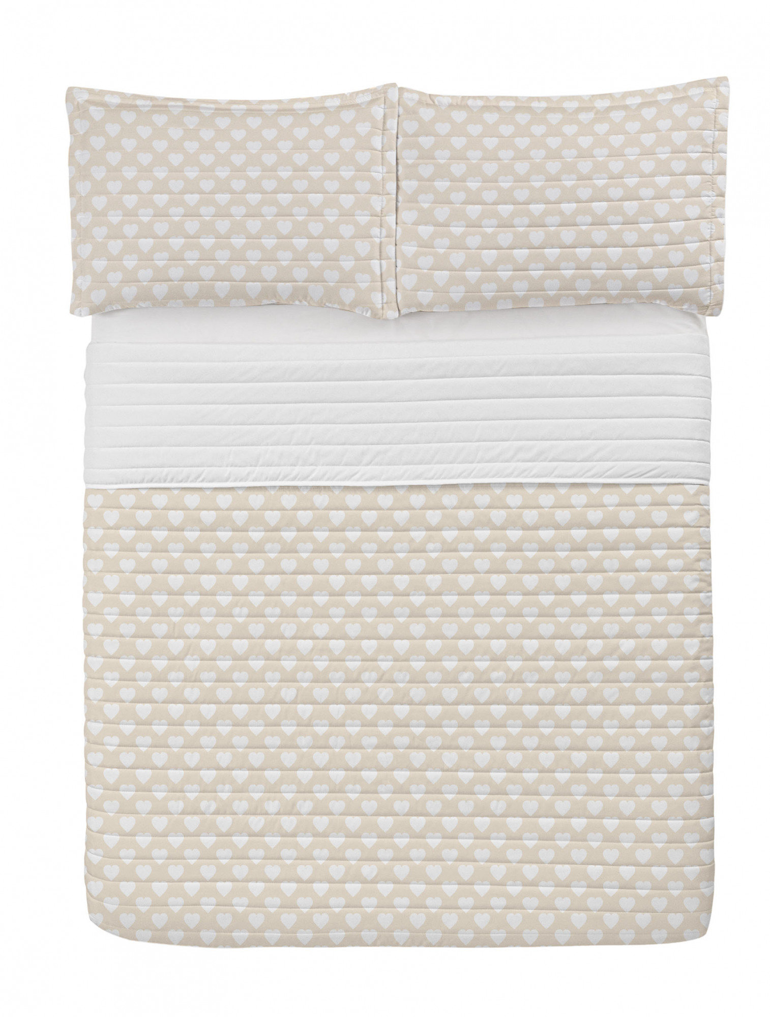 White Microfiber Reversible 
