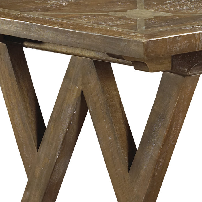 Loranger Cordoba Parquetry Solid Wood Dining Table Loranger Cordoba Parquetry Solid Wood Dining Table