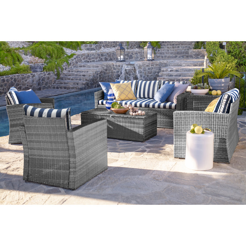 Arlington 6 Piece Sofa Seating Group With Cushions Reviews Joss Main