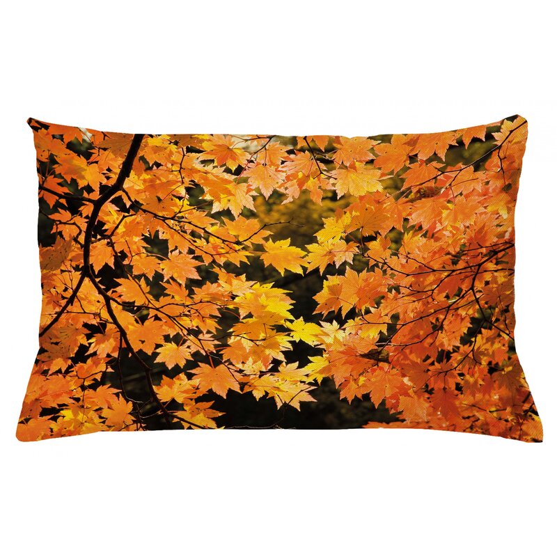 fall outdoor lumbar pillows