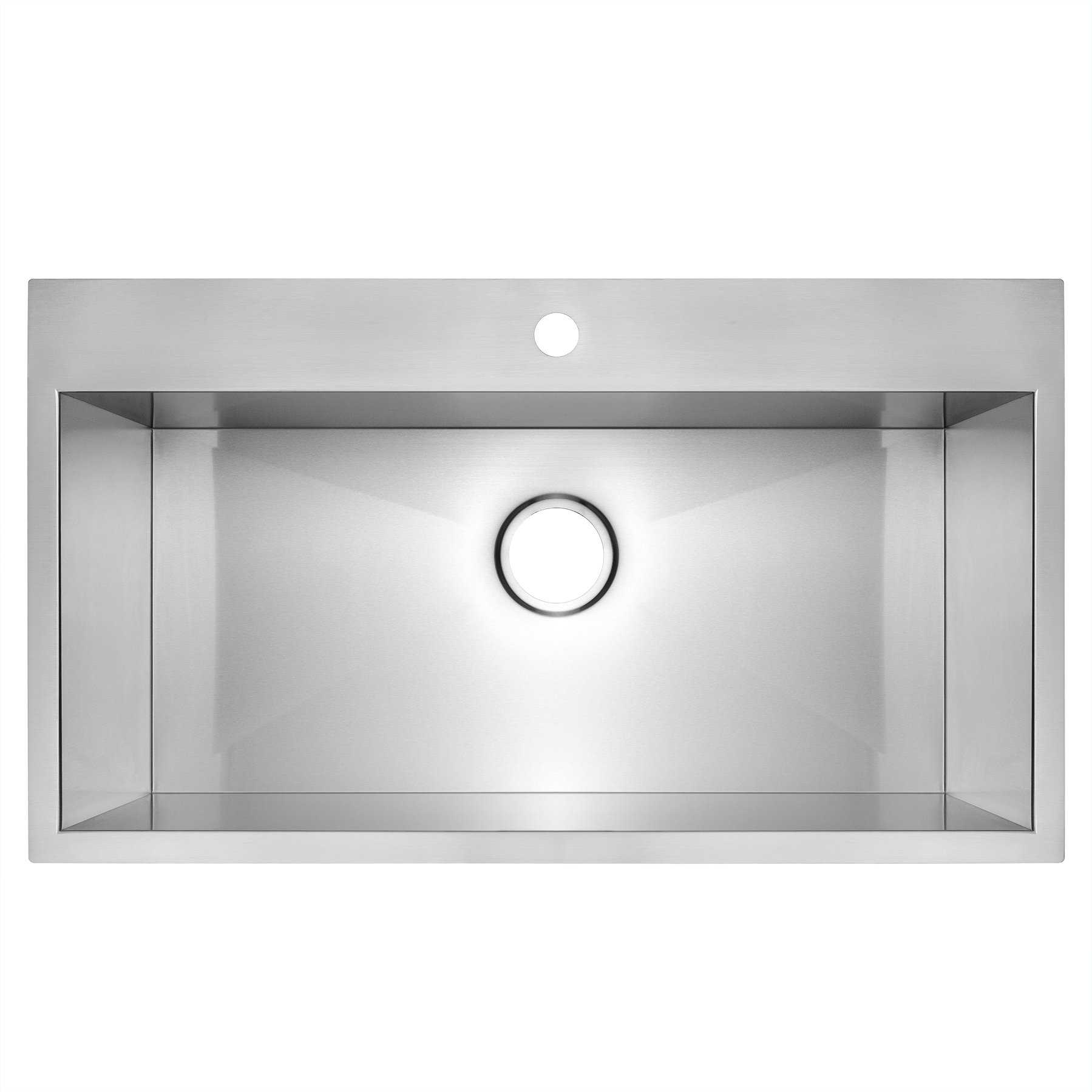 Akdy 30 X 18 Drop In Top Mount Stainless Steel Single Bowl Kitchen Akdy 30 X 18 Drop In Top Mount Stainless Steel Single Bowl Kitchen Sink Reviews Wayfair