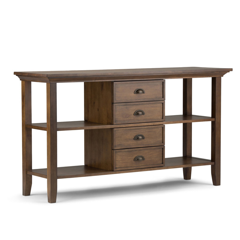 Alcott Hill Amatury 54 Solid Wood Console Table Reviews Wayfair