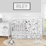 fox themed crib bedding