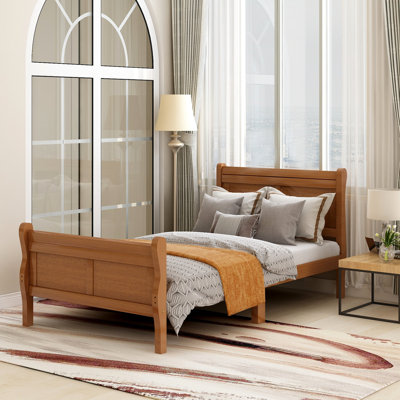 Conneaut Twin Low Profile Platform Bed Canora Grey Color: Oak
