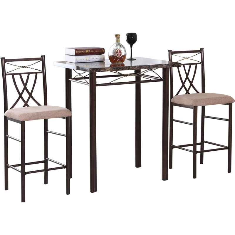 Andover Mills Cincinnati 3 Piece Dining Set Reviews Wayfair Ca