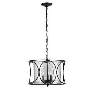 Congdon Contemporary 3 Light Drum Chandelier