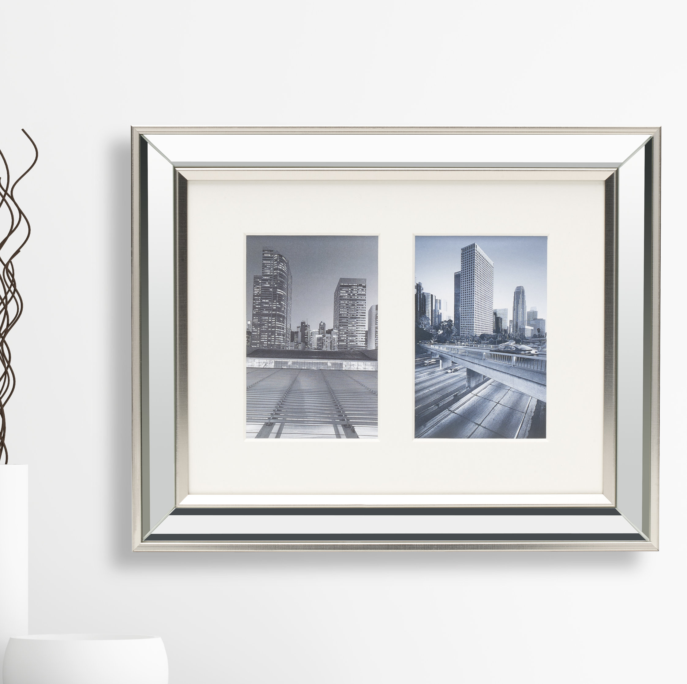 mirrored picture frames