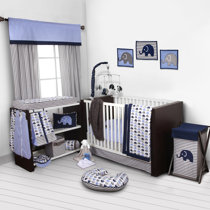striped crib bedding