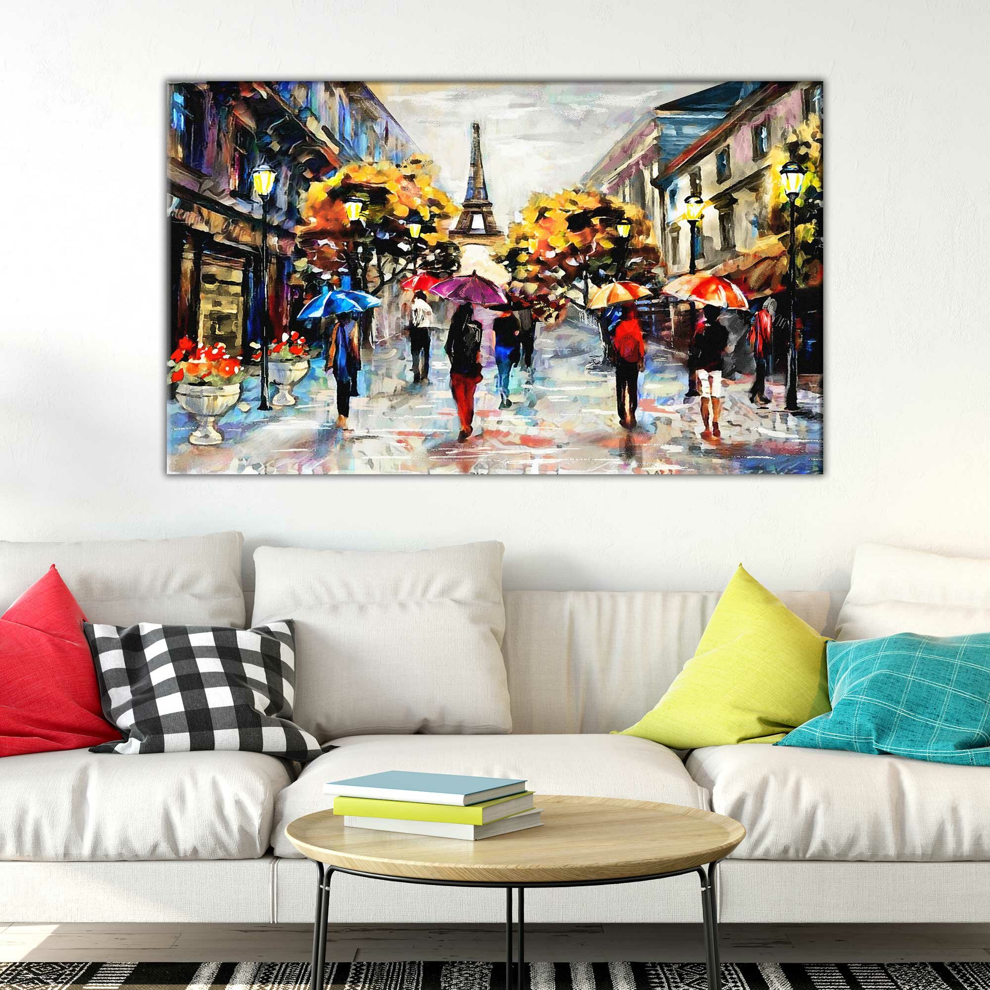 Winston Porter Paris Streets Acrylic Painting Print On Canvas Wayfair