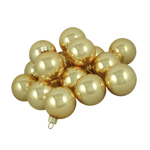 Shiny Glass Ball Christmas Ornament (Set of 36)