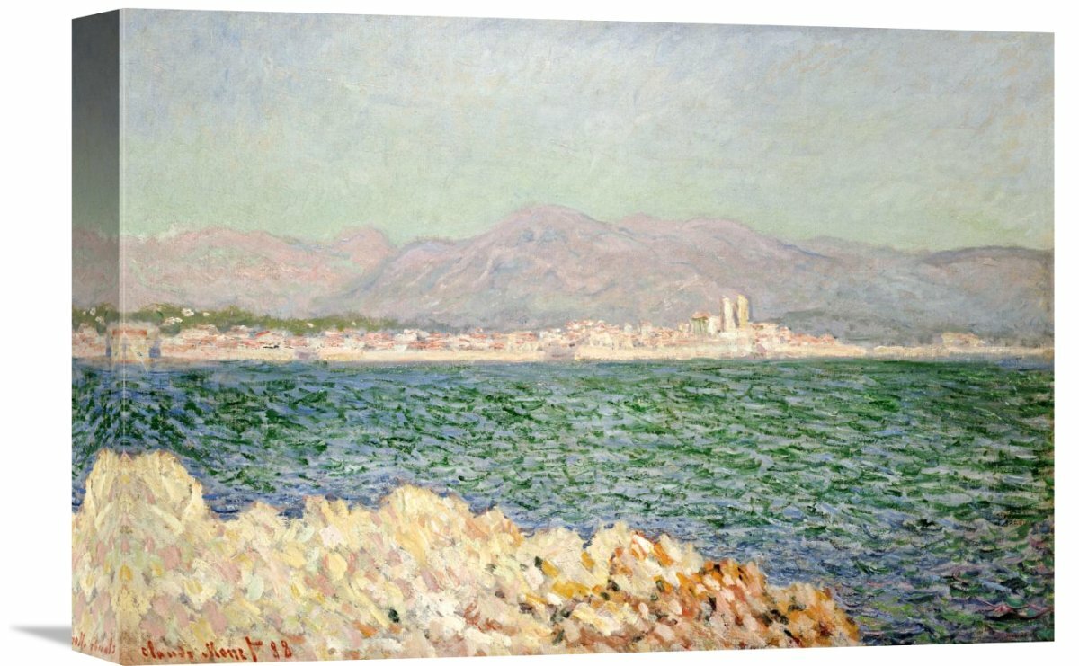 La Corniche near Monaco by Claude Monet Giclee Museum Size Repro on Canvas