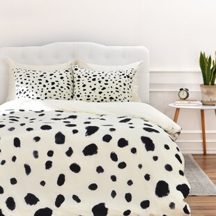 dalmatian print bedding single