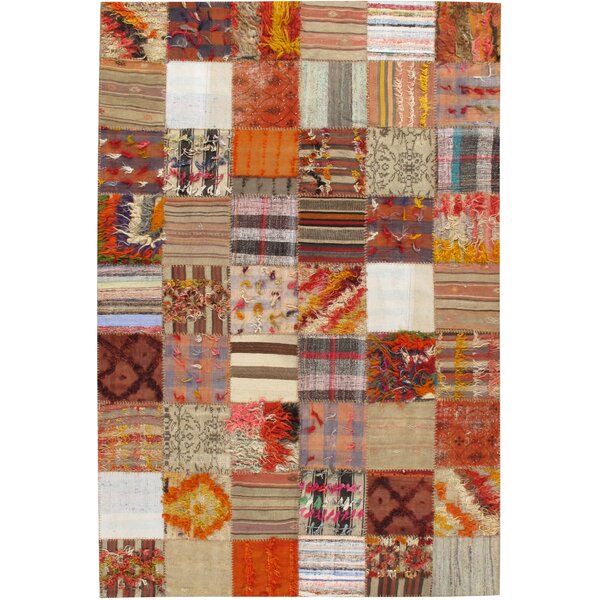 Turkish Rug 202 x 80 cm  6.6 x 2.6 ft  THE FLOWER MOTIF Handmade Rug Patchwork rug Boho Rug Floor rug Carpet Vintage Rug Wool Rug