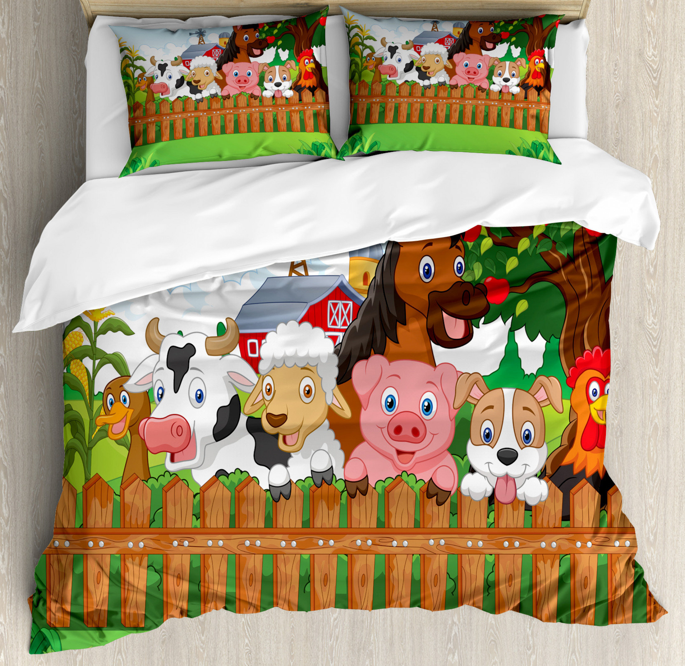 cartoon bed cover